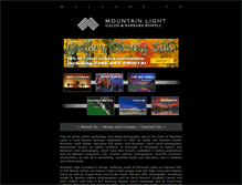 Tablet Screenshot of mountainlight.com